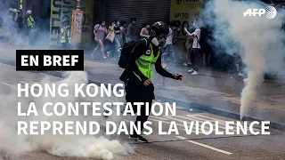 Hong Kong: des centaines de manifestants dans la rue, la police riposte violemment | AFP