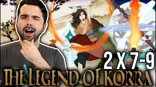 BEGINNINGS! The Legend of Korra SEASON 2 EPISODE 7-9 REACTION! HISTORY OF THE FIRST AVATAR IS GREAT