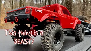 This thing is a Beast!! Traxxas Trx4 Sport Ottsix/Voodoo Klr/X4 tires