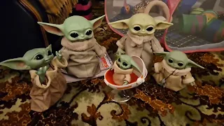 (Baby Yoda)  Grogu in his pram