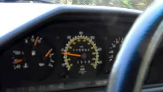 amazing accelerate by mercedes w124 e220- 0-60mph 6 seconds