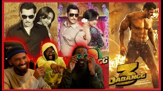 Dabangg 1,2,3 | Official Trailers | Salman Khan | Sonakshi Sinha | Arbaz Khan | Reaction