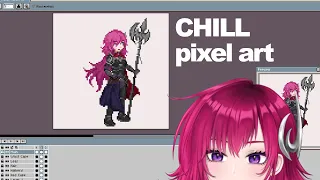 【CHILL ART STREAM】relaxing with some pixel art | #vtuber