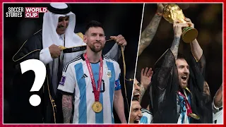 Why Was Lionel Messi Wearing A Black Cloak When Lifting The World Cup Trophy?