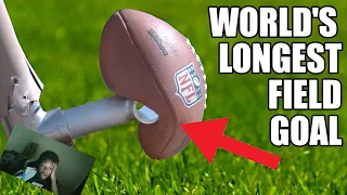 Reacting to World's Longest Field Goal- Robot vs NFL Kicker