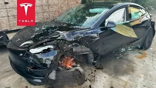 TESLA PROVIDED FOOTAGE OF UBER DRIVER'S INNOCENCE IN CRASH