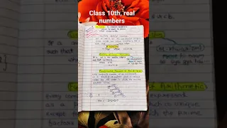 class 10th, important terms and formula, real numbers.