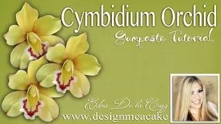 Cymbidium Orchid Gumpaste Tutorial