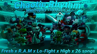 "Chaotic Rhythm" / Fresh x R.A.M x Lo-Fight x High x 26 songs [FNF Mashup / Special Happy Bday]