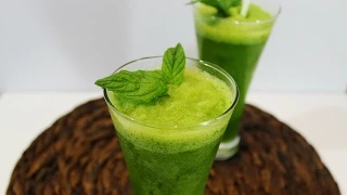 Lemon Mint Juice / Smoothie  (mint lemonade)                   ليمون و نعنع