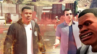 Why is it always Franklin who dies?！In traffic at a speed of 9999999! - GTA5