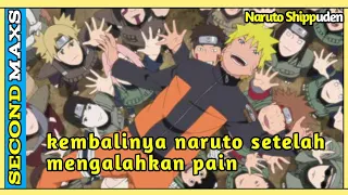 kembalinya naruto kekonoha setelah melawan pain || Naruto shippuden episode 175