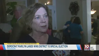 Democrat Marilyn Lands speaks with News 19 after announcing election victory | March 26, 2024 | News