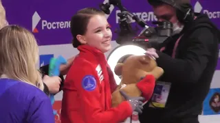 Tutberidze and Gleikhengauz in tears after Shcherbakova's win in 2020