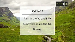 Sunday Scotland weather forecast 14/11/21
