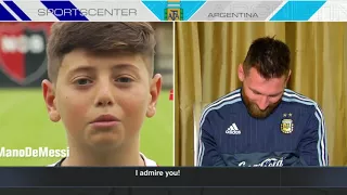 Lionel Messi gets messages from young Argentine fans | SportsCenter | ESPN