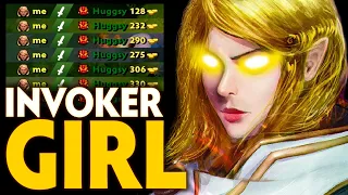 DELETED EMBER SPIRIT MID | EPIC GRANDMASTER INVOKERGIRL | Dota 2 Invoker