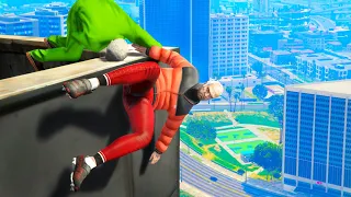 GTA 5 Crazy Ragdolls episode 19 (GTA 5 Best Jumps)