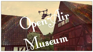 Aarhus, (Århus)The Old City, (Den Gamle By) Open-Air Museum.. from above..by Drone