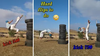 Amazing super kicks😱 | 👊أضرب بقوة | Hard flips to do🙀 | hard working man💪