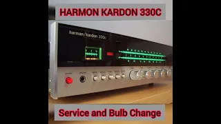 Harman Kardon 330C Overview, Bulb Replacement, Idle Current Vintage Stereo Receiver Servicing