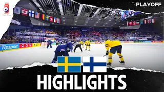 Highlights: Sweden vs Finland | 2024 #MensWorlds