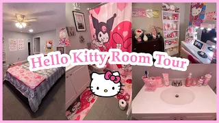 Girly Hello Kitty Room Tour!!! 💗