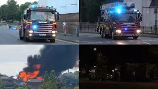 EXPLOSIONS REPORTED - Specialist Fire Engines Responding to Major Industrial Fire in Kidderminster!