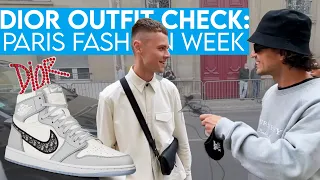 OUTFIT CHECK: DIOR FASHION SHOW PARIS ft. Jan Černý! | DIOR JORDAN 1s & 10.000 EURO OUTFIT!