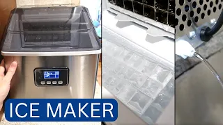 Free Village Countertop Ice Maker, full demo + review