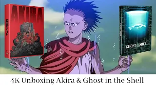 4K Blu-Ray Unboxing Akira (1988) & Ghost in the Shell (1995) Steelbook | Manga Classics