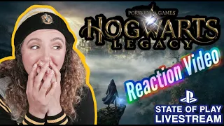 HUFFLEPUFF REACTS TO HOGWARTS LEGACY GAMEPLAY - PLAYSTATION STATE OF PLAY LIVESTREAM