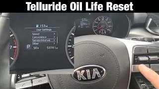 KIA Telluride service reminder reset