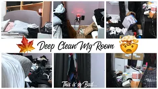 🤮 Extreme Deep Cleaning My Room 2021 Declutter & Organize Part 1