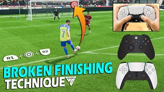 This FINISHING TECHNIQUE is BROKEN in EA FC 24 - EA FC 24 FINISHING TUTORIAL