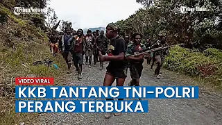KKB Tantang TNI-Polri Perang Terbuka di Intan Jaya Papua