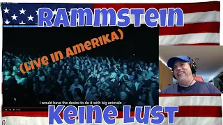 Rammstein - Keine Lust (Live in Amerika) [Subtitled in English] - REACTION - another great one