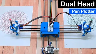 Making a Dual head coreXY Pen plotter | Arduino + GRBL |