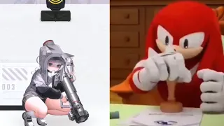 Knuckles rates meme (Nikke)