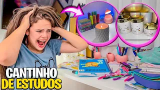 MEU CANTINHO DE ESTUDOS RENOVADO **com novidades!!