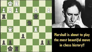 The most beautiful move in chess history