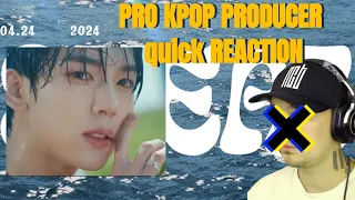 PRO KPOP PRODUCER REACTS: ZEROBASEONE (제로베이스원) 'SWEAT' (quick reaction)