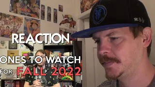 The BEST Anime of Fall 2022 - Ones To Watch REACTION