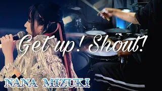 【SHAMAN KING】op2 フル "水樹奈々"『Get up! Shout!』叩いてみた /[シャーマンキング] 第2弾 "Get up! Shout!" Full -drumcover-