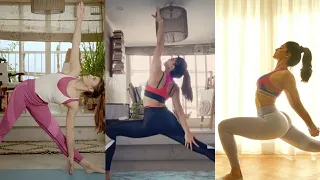 Jacqueline Hot Workout | Jacqueline Fernandez New Yoga Video | Jacqueline Fernandez Fitness Workout