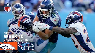 Denver Broncos vs. Tennessee Titans | 2022 Week 10 Game Highlights