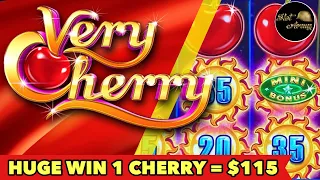 ⭐️VERY CHERRY HUGE WIN⭐️EACH CHERRY WORTH $115! HOW MANY DID I GET? MONEY STORM DELUXE BONUS BIG WIN