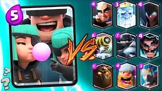 SERSERİLER VS TÜM EFSANEVİLER - Clash Royale