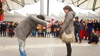 NLPサプライズ『魔法仕掛けのプロポーズ』 フラッシュモブ FlashMob Proposal／♪Love Story/Matt Cab