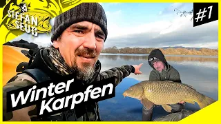 Winter Karpfen | Ohne BOOT und Schnickschnack | Karpfenangeln am Baggersee Folge 1